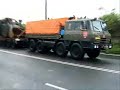 Tatra trucks hard at work during flood