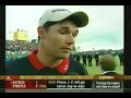 Padraig Harrington interview on ESPN after The Open 2007 Padraig Harrington interview on ESPN after The Open 2007