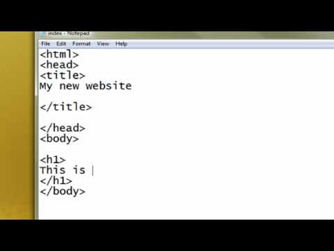 Learn Html Basics - lesson 1