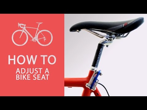 how to adjust cycle seat