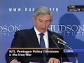 Wolfowitz On Iraq War, Doug Feith At Hudson Institute