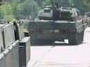VW Tiguan vs Leopard 2 A6, Leopard 2 destroyed  VW Tiguan