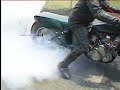 Super hot turbo bike burnout Super hot turbo bike burnout