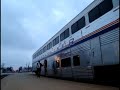 Amtrak #79 Leads California Zephyr 5 West, Galesburg, IL.