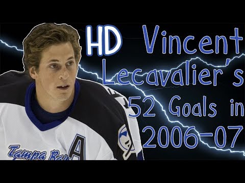 Vincent Lecavalier's 52 Goals in 2006-07 (HD) (Rocket Richard Season)