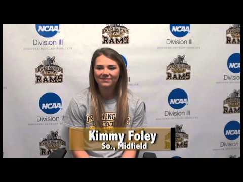 Kimmy Foley- Women's Lacrosse- Framingham State Athlete of the Week- 4/10/16