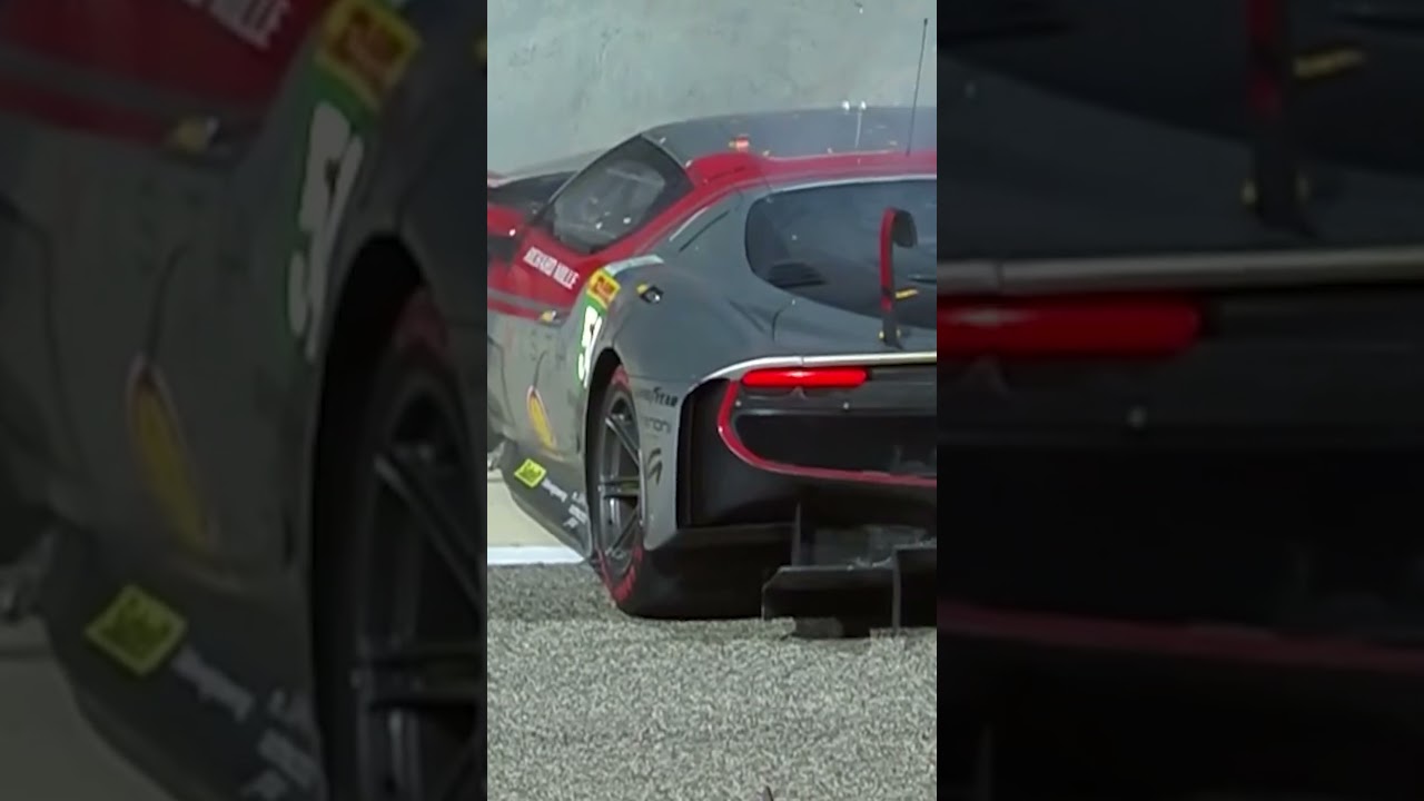 HUGE Ferrari crash 😲