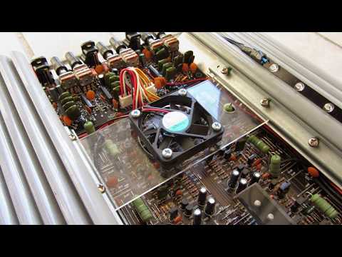 แอมป์รถยนต์ How to install Car Amplifiers Air Cooler PC Fan 12V – DIY Car Audio Tutorial Basics