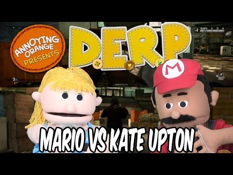 DERP: Kate Upton Demolishes Mario in CoD!