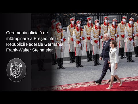 Președintele Republicii Moldova, Maia Sandu, l-a întâmpinat la Chișinău pe Președintele Republicii Federale Germania, Frank-Walter Steinmeier