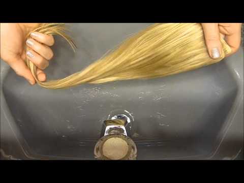 how to care human hair extensions