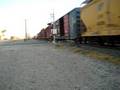 Union Pacific ES44AC #5457 blows through Kern,CA with a nice crew!