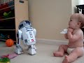 Baby Talks To R2D2 - YouTube