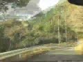 [V0108] 020103 大隅半島のロケット発射基地前から一部冠雪の山道を延々と越え本土最南端の佐多岬へ到着 Japanese country roads; Minami-Osumi Satamisaki Cape