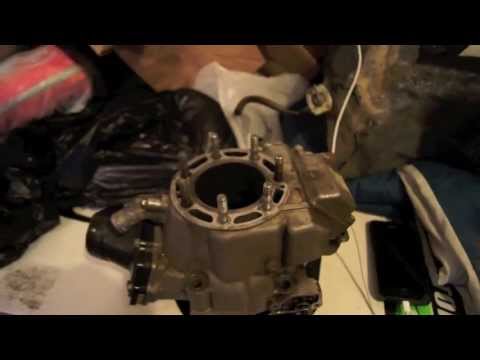 how to rebuild kx 250 engine