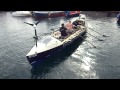 Titan launching into the harbour at Gran Canaria - Feb 2012