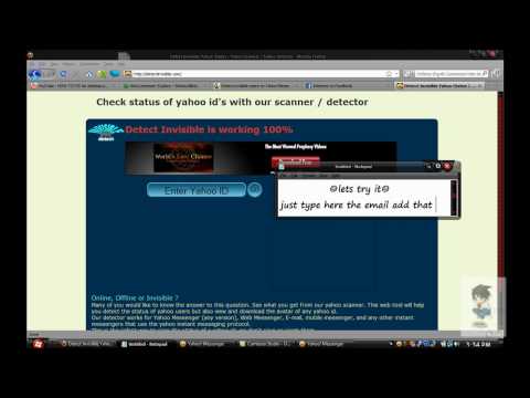 how to be invisible on yahoo messenger