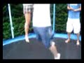 ON A TRAMPOLINE! ON A TRAMPOLINE!