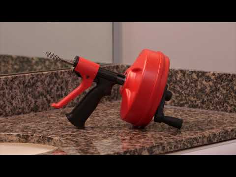 RIDGID POWER SPIN+ 드레인 클리너 사용 방법