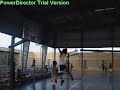 Dunk over a dude