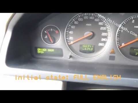 Change language – Volvo XC90 2005 – DIM + ICM