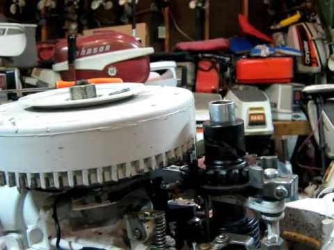 1980 Chrysler 6hp outboard motor recoil spring.How to