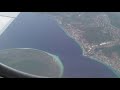 Flying over Bonaire to land in Curacao on rwy 29 due to bad weather conditions
