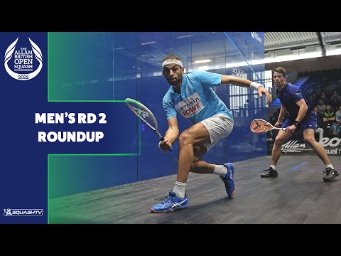 Allam British Open Squash 2022 - Men's Rd 2 Roundup