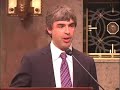 google co-founder larry page discusses how the unused airwaves between broadcast tv channels (