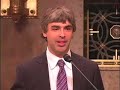google co-founder larry page discusses how the unused airwaves between broadcast tv channels (