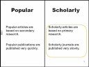 Drexel Library Intro to Scholarly Research
