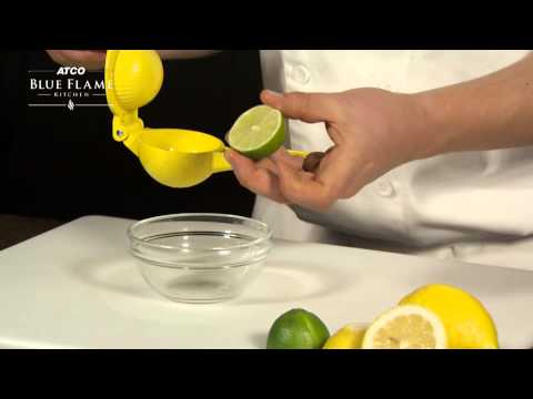 how to use a lemon press