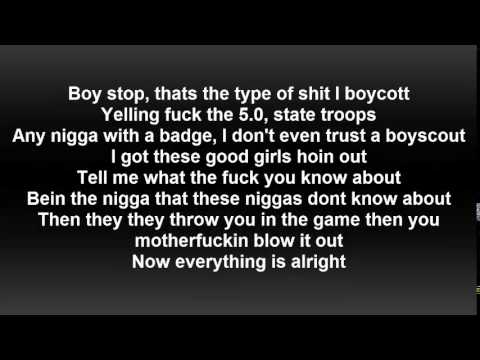 Logic - Alright Ft. Big Sean (Lyrics On Screen)