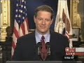 Al Gore concedes presidential election of 2000