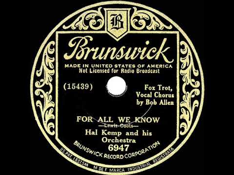 Larry Meredith – For All We Know