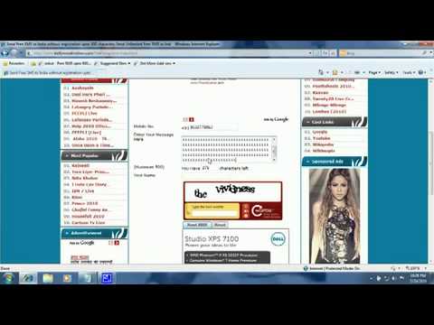 how to free sms in india