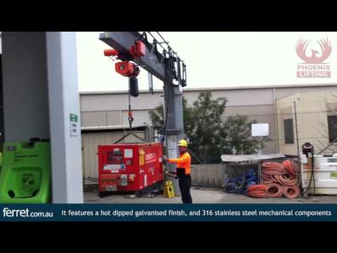 Slewing Jib Crane with Electric Chain Hoist image