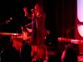 Supporting Justin Currie (Del Amitri) on his UK tour 2008.