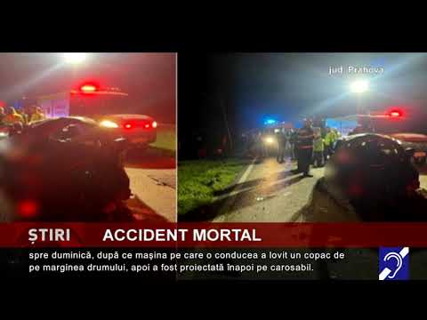 Accident mortal pe DN 1D
