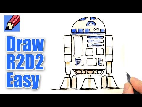 how to draw r2d2 t-shirt