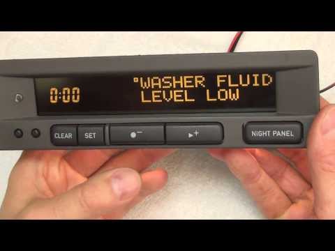 SAAB 9-3 9-5 SID LCD display pixel repair instructions