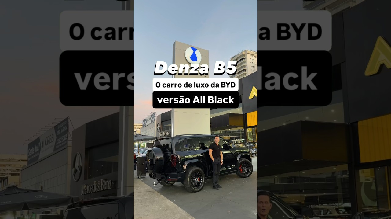 O carro de luxo da BYD versão All Black
