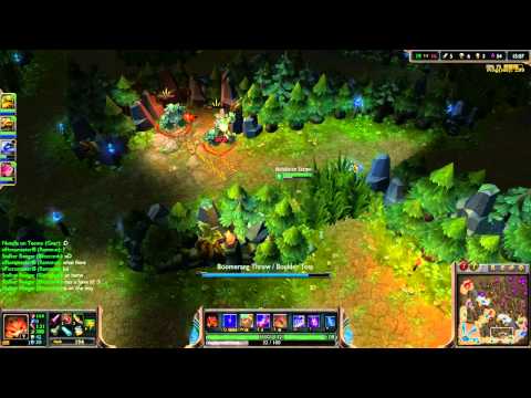 Gnar Gameplay bot adc - League of Legends