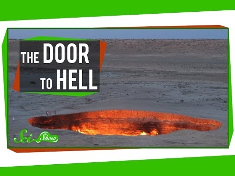 door - In this episode of SciShow, Hank talks about a crater in Turkmenistan that has been on fire for decades and has earned itself the title of: The Door to Hell!...