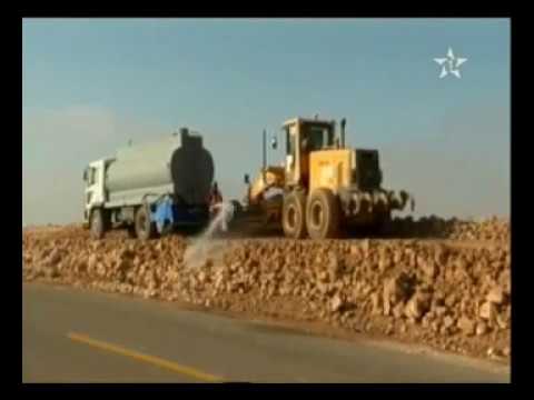 Projet voie express traverse le Sahara Marocain