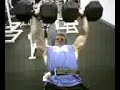 18 year old Incline benching 120DBx5 at 185