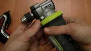 Обзор угловая аккумуляторная отвертка Ryobi HP64LK