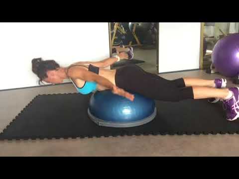 How to… Prone Trunk Extension on a BOSU