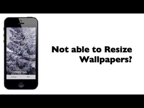 how to fit ios 7 wallpaper