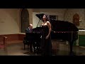 Cristina Castaldi performs Im Abendrot (At Dusk) from Vier Letzte Lieder (Richard Strauss) NYC October 2008